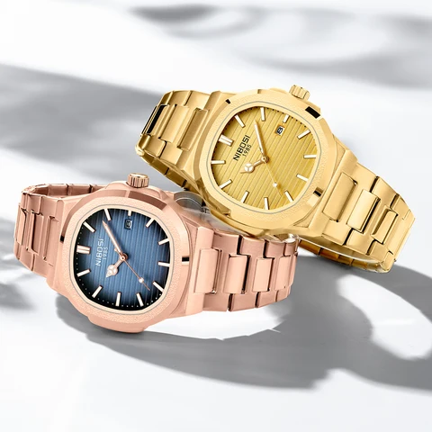 NIBOSI 2632 Watch – Gold Edition