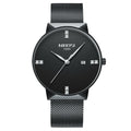 NIBOSI Classic Quartz Watch – Men's Stainless Steel